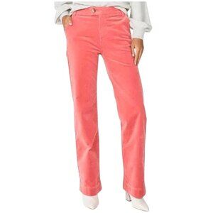 Draper James RSVP Corduroy Wide Leg Coral Salmon Pants Size 12